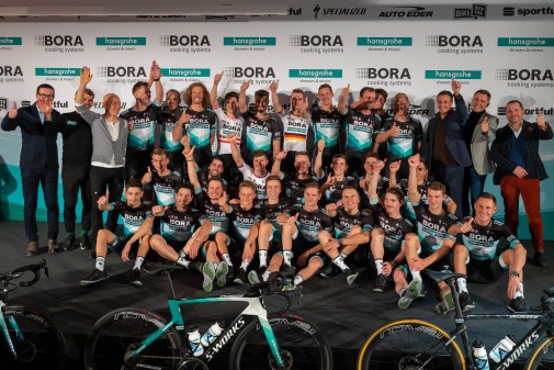 hansgrohe forlaenger titelsponsoraftalen med BORA hansgrohe cykelholdet til og med 2021